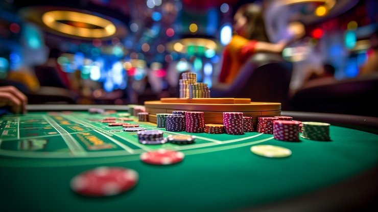 Antarmuka taruhan — Ante, Play, dan Pair Plus Panel taruhan Three Card Poker di h5 st789